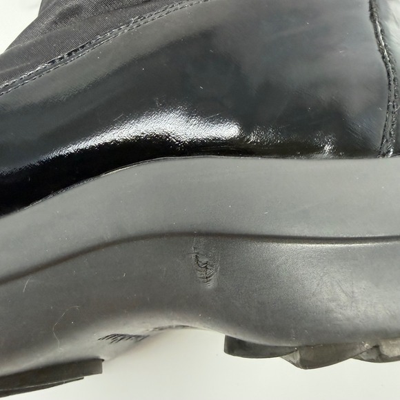 Cole Haan Single RIGHT Boot 8.0B Black Quilted Patent Snow Winter Replace D18525 - Picture 7 of 11